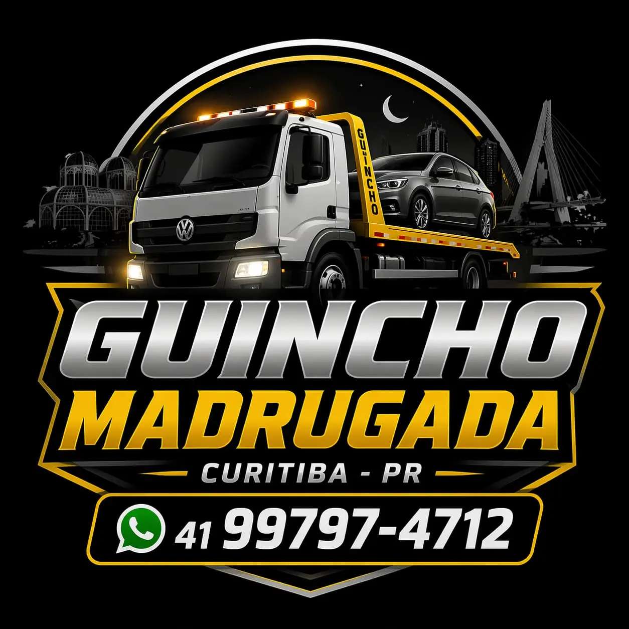Guincho Madrugada - Curitiba-PR Logo