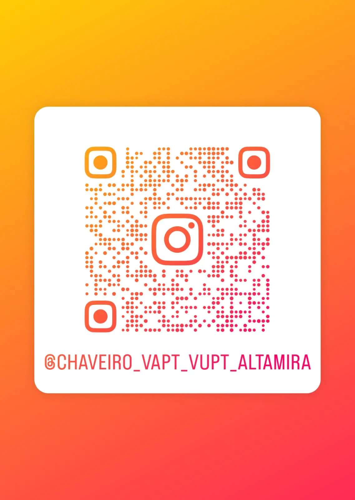 Chaveiro Vapt Vupt - Altamira-Pará-Instagram